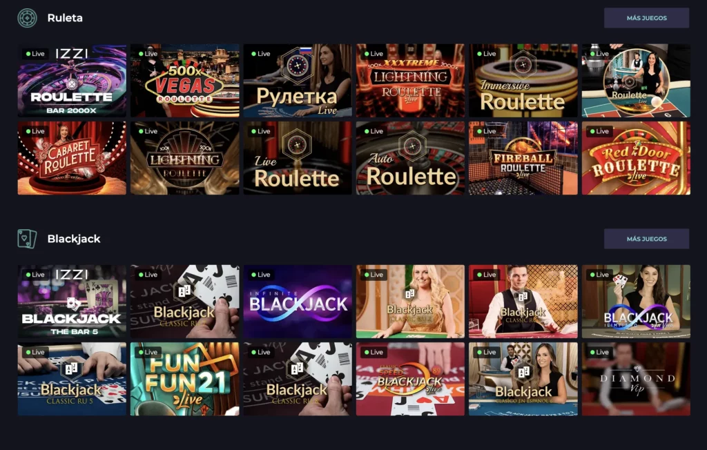 Juegos En IZZI Casino